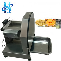 Automatische elektrische fruitsnijmachine voor het snijden van bananen, mango's, aardappelen en groenten