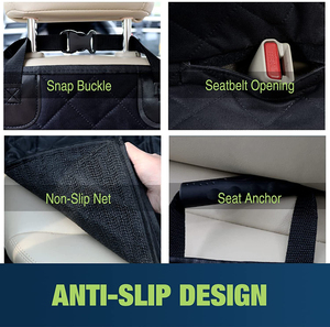 Oxford Dog Pet Bench Backseat Cover Protecteur de siège arrière de voiture durable pour <span class=keywords><strong>chien</strong></span> chat - Product Image 3