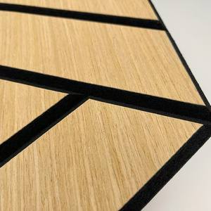 Bande insonorisante WAVE personnalisée <span class=keywords><strong>à</strong></span> dé<span class=keywords><strong>coller</strong></span> et <span class=keywords><strong>à</strong></span> <span class=keywords><strong>coller</strong></span> pour <span class=keywords><strong>plafond</strong></span> et mur en bois et pour animaux de compagnie, panneau acoustique en bois <span class=keywords><strong>à</strong></span> lamelles - Product Image 5