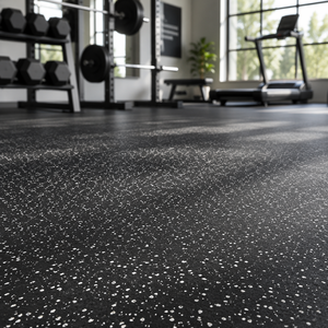 Tapete de Gimnasio de Caucho EPDM de 15 mm, Resistente al Desgaste y Aislante del Sonido — Piso de Fitness Plegable y Ecológico para Gimnasios Comerciales y Deportivos - Product Image 2