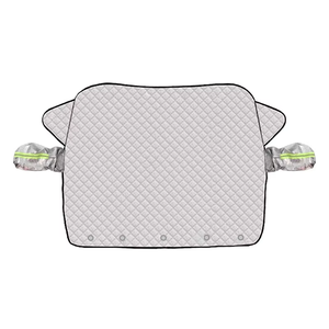 Housse de <span class=keywords><strong>pare</strong></span>-<span class=keywords><strong>brise</strong></span> de <span class=keywords><strong>voiture</strong></span> imperméable et anti-UV pour extérieur, protection UV à 90 %, rejet IR à 60 %, en PEVA+PP et coton, pour berline avant - Product Image 6