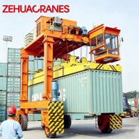 Grue de levage marine personnalisable de type Straddle Carrier 30/40/80 tonnes pour le levage de bateaux et les opérations en quai portuaire
