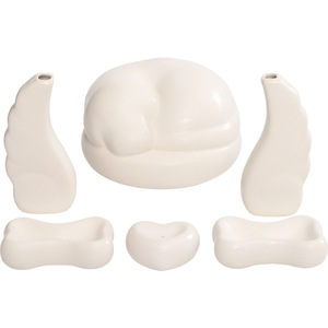 Wit Porseleinen Crematie As Huisdier Urnen Aandenken Huisdier Groothandel Keramische Huisdier <span class=keywords><strong>Urn</strong></span> - Product Image 6