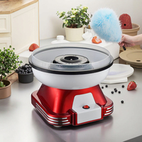 Nouvelle machine à barbe à papa électrique à ventouse pour enfants, machine à barbe à papa en sucre, machine à barbe à papa pour un usage domestique et pour les fêtes