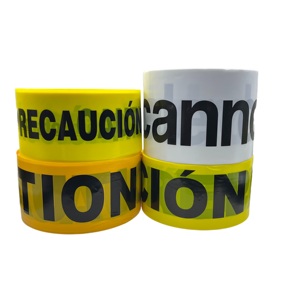 Cinta de Advertencia de Seguridad Wesure de Polietileno, 100m x 75mm x 3mil, Cumple con OSHA, Color y Logotipo Personalizables, Barrera de Seguridad - Product Image 1