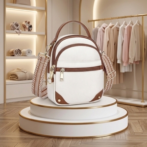 Kleine Umhängetasche für Damen, Reisehandtasche, abnehmbarer Schultergurt, einzelner Reißverschluss, leicht, für den Alltag - Product Image 4
