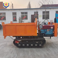 Vente directe usine – Mini-dumper chenillé diesel 20 CV à couple élevé, capacité 2 tonnes