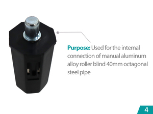 Aluminum <strong>Roller</strong> <strong>Shutter</strong> <strong>Plastic</strong> <strong>End</strong> <strong>Cap</strong> - Product Image 5