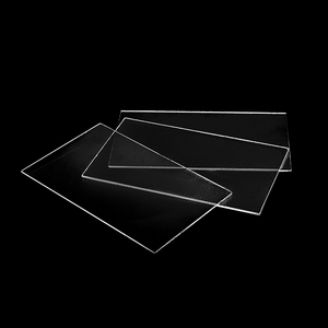 Plaque de verre de quartz fondue ronde transparente personnalisée de différentes tailles Services de traitement de coupe et de soudage - Product Image 2