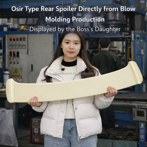 Ailerons arrière de type OSIR en fibre de carbone pour VW Golf <span class=keywords><strong>5</strong></span> MK5 GTI 03-08, aspect carbone d'usine, aileron de toit arrière, aileron de coffre. - Product Image 2