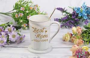 I più venduti 2021 set regalo per la festa della mamma all'ingrosso personalizzato a buon mercato tazza da <span class=keywords><strong>caffè</strong></span> <span class=keywords><strong>con</strong></span> coperchio bella festa della mamma tazze confezione regalo - Product Image 4