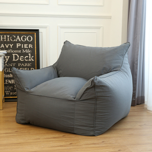 Sillón Puff Gigante para Adultos y Adolescentes, Cómodos Sillones Puff Grandes de Pana con Reposabrazos para Dormitorio y Sala de Estar - Product Image 3