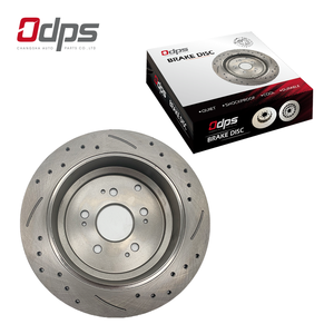 31369-16 Disco de freno ventilado ranurado perforado delantero y trasero Pasajero de fórmula de cerámica de 233mm para automóvil Silencioso Durable y sin polvo - Product Image 2