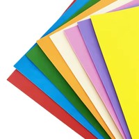 Papier de couleur d'approvisionnement direct d'usine papier de construction 80gsm papier artisanal fait main pour le bricolage
