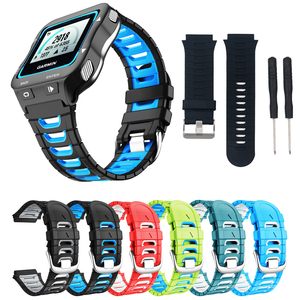 Correa de silicona de doble color para reloj <span class=keywords><strong>Garmin</strong></span> Forerunner <span class=keywords><strong>920XT</strong></span>, correa de repuesto de silicona para reloj - Product Image 1