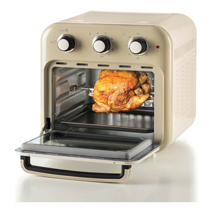 <span class=keywords><strong>Ariete</strong></span> 4632 Horno <span class=keywords><strong>Freidora</strong></span> de Aire Vintage 2 en 1, 1400W, 16L de Capacidad, Control Mecánico, Accesorios Incluidos, Temporizador de 60 Minutos, Doble Cristal - Product Image 3