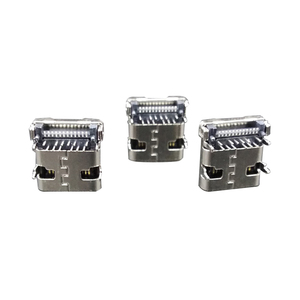Conector USB Tipo C de 24 Pines Hembra, 3.1, Vertical, DIP+SMT, PCB, Doble Fila, Enchufe Frontal, SMD Trasero - Product Image 1