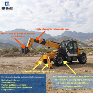 Телескопический погрузчик (телескопический вилочный погрузчик) для продажи |   Длина от 4180 мм до передних шин |   5015 мм до каретки - Product Image 2