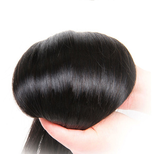 Bó Tóc Thẳng Brazil 100% Tóc Người Bó Tóc Tự Nhiên Màu Remy Tóc Dệt - Product Image 4