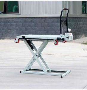 Tragbarer elektrischer hydraulischer Hub-Pritschen-Handwagen Scheren-Simrek-LKW für die Handhabung, das Be-und Entladen an Bord - Product Image 2