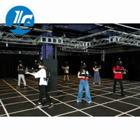 Aire de tir VR multijoueur 9D Escape Free Roam, ensemble VR en métal pour parcs d'aventure, centres commerciaux et salles d'évasion