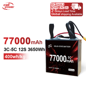 Có thể sạc lại UAV Pin chất lượng cao hơn 400WH/kg mật độ năng lượng 77000mAh 79000mAh 12S/14S/18S/24S Pin trạng thái rắn - Product Image 5