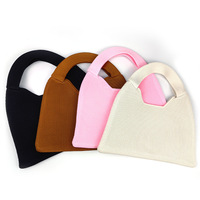Personnalisé coloré fait à la main Crochet sac fourre-tout tricot seau plage sac fourre-tout creux Crochet sac de poignet