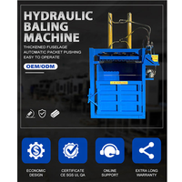 Presse à balles hydraulique de 80 tonnes pour cartons, paille, foin, papier usagé, canettes et plastique