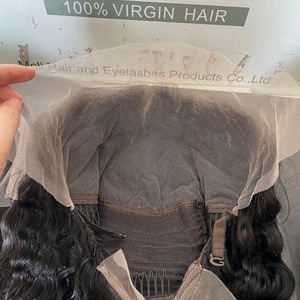 Peluca de Cabello Humano Transparente Súper Delgada para Lace Front 13x6, Pre-Desplumada, con Cutícula Virgen Alineada, Lisa, Ondulada y Rizada - Product Image 6