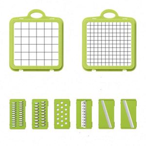 เครื่องหั่นผัก เครื่องตัดผัก เครื่องสไลด์ผัก เครื่องหั่นเต๋าผัก - Product Image 2