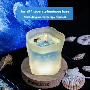 Vente en gros de bougies parfumées au gel de style <span class=keywords><strong>marin</strong></span> luxueuses <span class=keywords><strong>et</strong></span> personnalisées avec des coquillages |   Parfum d'ambiance pour mariage, décoration de maison pour Thanksgiving <span class=keywords><strong>et</strong></span> Noël - Product Image 2