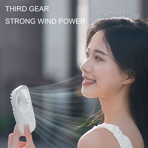 Ventilador de Bolsillo Portátil F11 con Batería Integrada de 800 mAh, Tres Velocidades de Viento, Mini Ventilador Recargable Ultrafino con Soporte - Product Image 3