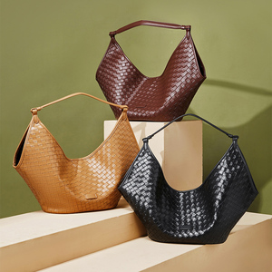 OEM offres promotionnelles vente en gros dame de luxe concepteur grand sac fourre-tout en cuir véritable pour femmes sacs à main - Product Image 3
