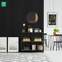 Panneau mural décoratif en bois MDF à rainures TianGe pour décoration intérieure