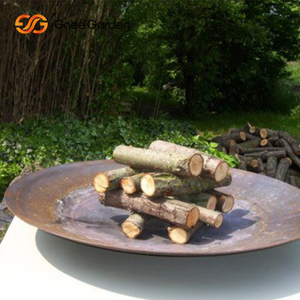 Brasero de Acero Corten para Exteriores, Brasero en Forma de Bola, Certificado CE, Recubrimiento en Polvo, para Todas las Estaciones, para Leña, Diseño Rústico - Product Image 2