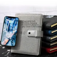 Redragon — bloc-notes de chargement sans fil, lampe de lecture, personnalisé par empreinte digitale, pour journal intime, avec batterie d'alimentation