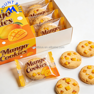 Galletas con Sabor a <span class=keywords><strong>Mango</strong></span> Personalizadas a Precio de Fábrica, Paquete Individual, Bocadillo Informal, Galletas Deliciosas, Galletas de Marca Privada - Product Image 1