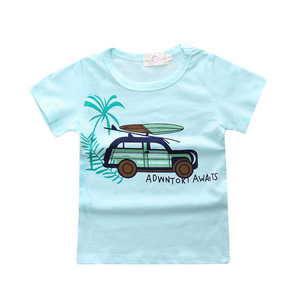 Ropa Infantil al por Mayor, Camisetas de Verano para Niños con Estampado, Camisetas para Niños con Rayas - Product Image 3