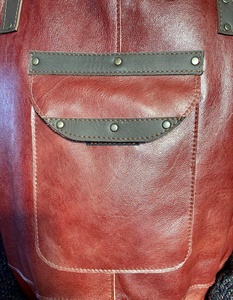 Tablier de barman en cuir véritable à sangle réglable pour tous les tabliers commerciaux - Product Image 2
