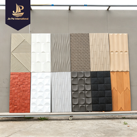 Panneau mural décoratif moderne en PU souple, motif 3D personnalisé, éponge haute densité, finition acoustique, salle de réunion