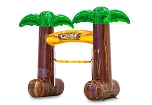 Juego de Limbo Inflable con Forma de Palmera, Arco con Escala de Altura Impresa con la Palabra Limbo, Barra de Limbo Ajustable, Juego Inflable Tropical - Product Image 6