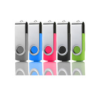 Venta al por mayor USB Flash Drive Memory Stick 2,0 64GB 32GB 16GB 8GB 4GB 2GB 1GB 128MB Swivel U Disco USB Stick
