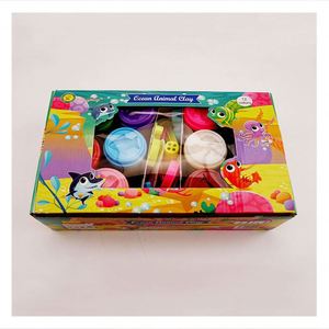 TOYSRUNNER Amazing Suppliers Kids Jars Mini <b>Clay</b> Playdough Pattern Tools Toys <b>Set</b> Plasticine Modeling Color Custom Playdough - Product Image 5