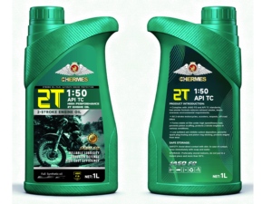 Aceite de Motor Sintético UKHERM 4T TC 1:50, Certificado JASO FD, Tecnología SAE de Humo Ultra Bajo, Anti-Depósitos de Carbono - Product Image 1