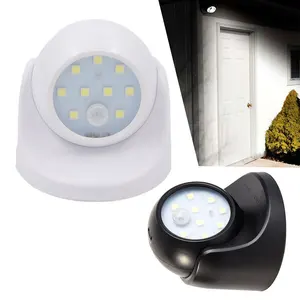 Adjustable angel portable wall lamp 9pcs 5050 SMD LED light Outdoor LED Motion Sensor Night Light