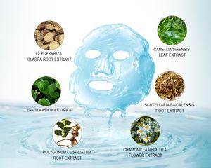 Private Label Direct Factory Hautpflege Jelly Gesichts maske Deep Hydrat ing Transparent Crystal Hydro gel Gesichts maske Blatt - Product Image 3