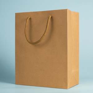Bolsa de Papel Kraft Marrón Ecológica de Alta Calidad con Asa, Impresa Personalizada, para Compras en Supermercados y Empaque de Regalos - Product Image 2