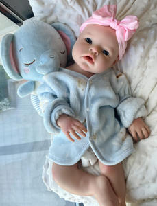 <span class=keywords><strong>Poupée</strong></span> Bébé Reborn Éducative en Silicone Solide de 20 Pouces, Réaliste et Tendance, avec Système de Boisson, pour Filles - Meilleure Vente - Product Image 6