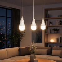 Ampoule LED domestique en matériau PP E27 B22, alimentée en courant alternatif, Ra70-95, 2400-12000K, pour usage résidentiel intérieur