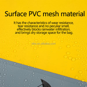 Sac de selle arrière de moto SLKE en PVC pliable, valve d'échappement réfléchissante, résistant à l'usure, 46L, étanche à l'eau - Product Image 5